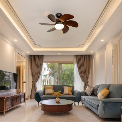 ZEVENTI - Deckenventilator FAMARA 1xE14/60W/230V