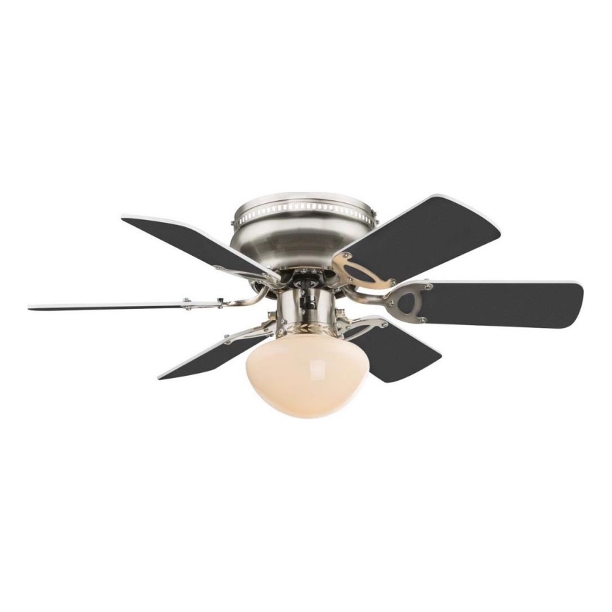 ZEVENTI - Deckenventilator GALDANA 1xE27/60W/230V grau/weiß