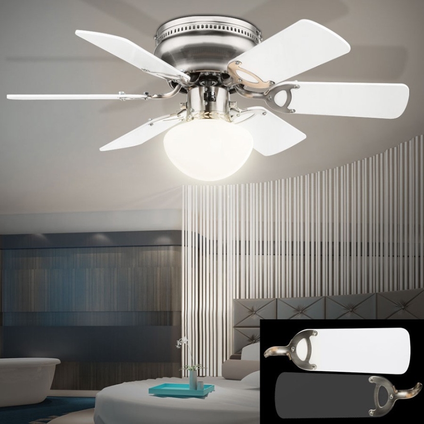 ZEVENTI - Deckenventilator GALDANA 1xE27/60W/230V grau/weiß