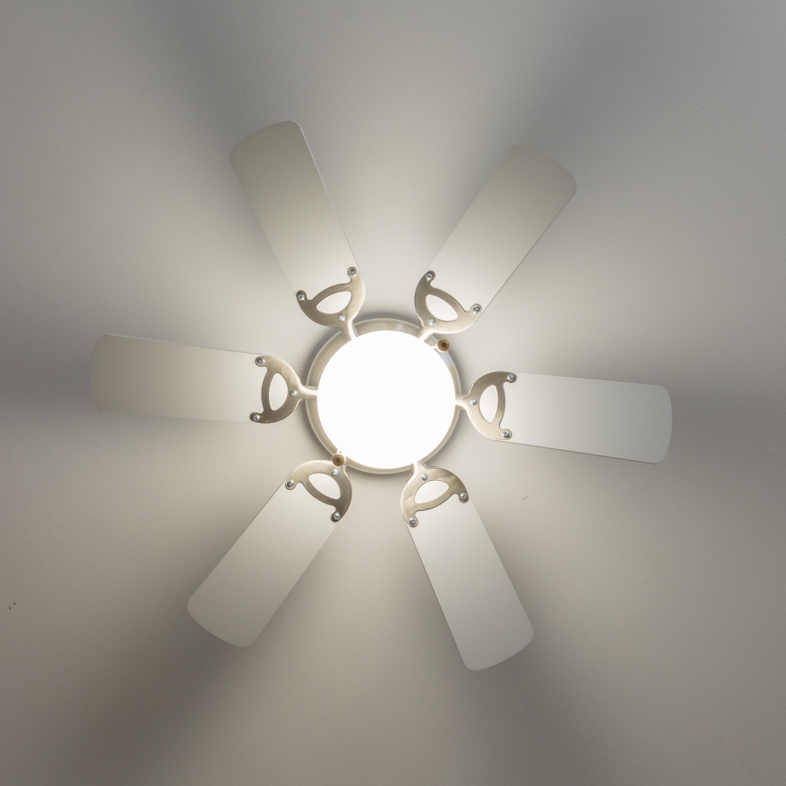 ZEVENTI - Deckenventilator GALDANA 1xE27/60W/230V grau/weiß