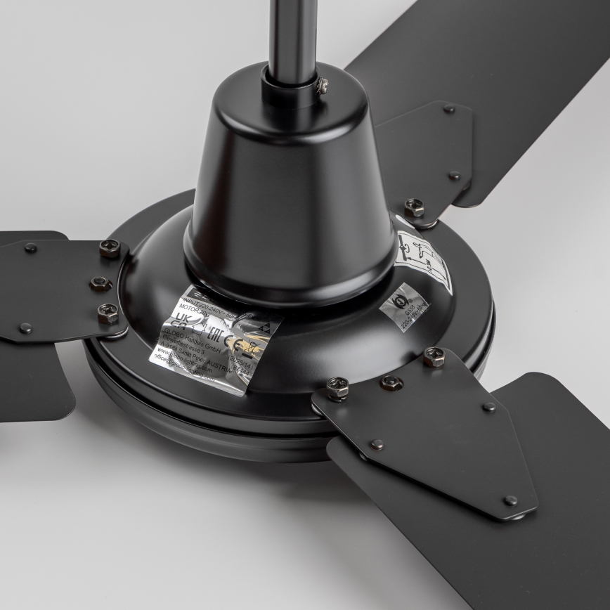 ZEVENTI - Deckenventilator TOFINO schwarz