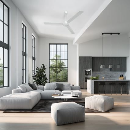 ZEVENTI - Deckenventilator TOFINO Weiß