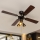 ZEVENTI - Deckenventilator ZURRIOLA 3xGU10/50W/230V
