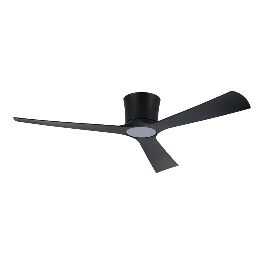 ZEVENTI - LED dimmbarer Deckenventilator AUREX LED/24W/230V 3000/4000/6000K Wi-Fi Tuya schwarz + Fernbedienung