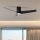ZEVENTI - LED-Deckenventilator BARROSA LED/18W/230V 3000/4000/6000K Wi-Fi Tuya schwarz + Fernbedienung