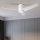 ZEVENTI - LED-Deckenventilator BARROSA LED/18W/230V 3000/4000/6000K Wi-Fi Tuya weiß + Fernbedienung
