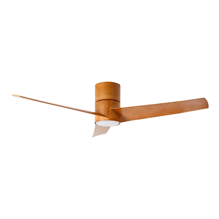 ZEVENTI - LED-Deckenventilator BARROSA LED/18W/230V 3000/4000/6000K Wi-Fi Tuya braun + Fernbedienung