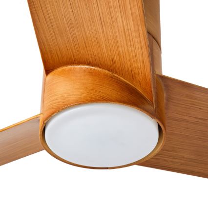 ZEVENTI - LED-Deckenventilator BARROSA LED/18W/230V 3000/4000/6000K Wi-Fi Tuya braun + Fernbedienung