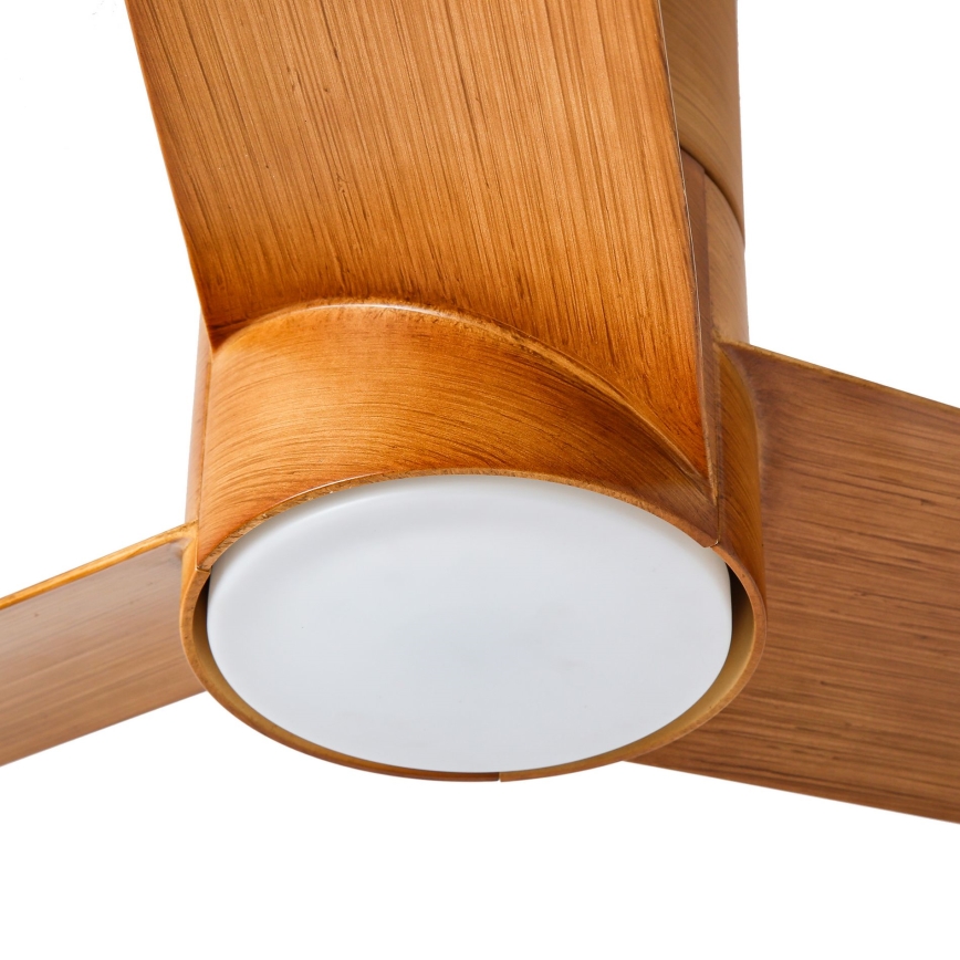 ZEVENTI - LED-Deckenventilator BARROSA LED/18W/230V 3000/4000/6000K Wi-Fi Tuya braun + Fernbedienung