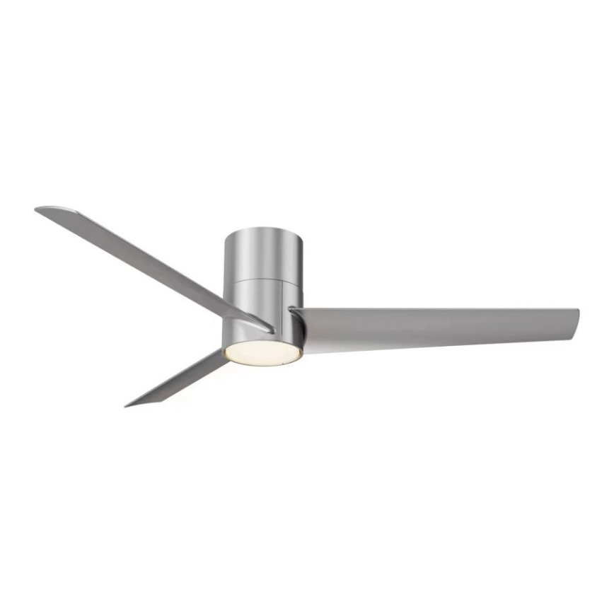 ZEVENTI - LED-Deckenventilator BARROSA LED/18W/230V 3000/4000/6000K Wi-Fi Tuya matt Chrom + Fernbedienung
