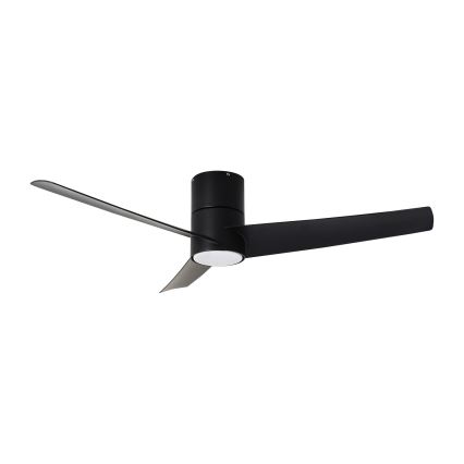 ZEVENTI - LED-Deckenventilator BARROSA LED/18W/230V 3000/4000/6000K Wi-Fi (Tuya) schwarz + Fernbedienung