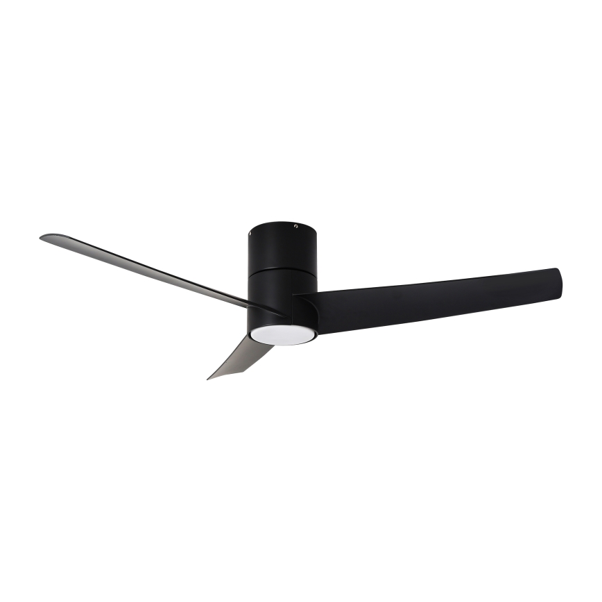 ZEVENTI - LED-Deckenventilator BARROSA LED/18W/230V 3000/4000/6000K Wi-Fi (Tuya) schwarz + Fernbedienung