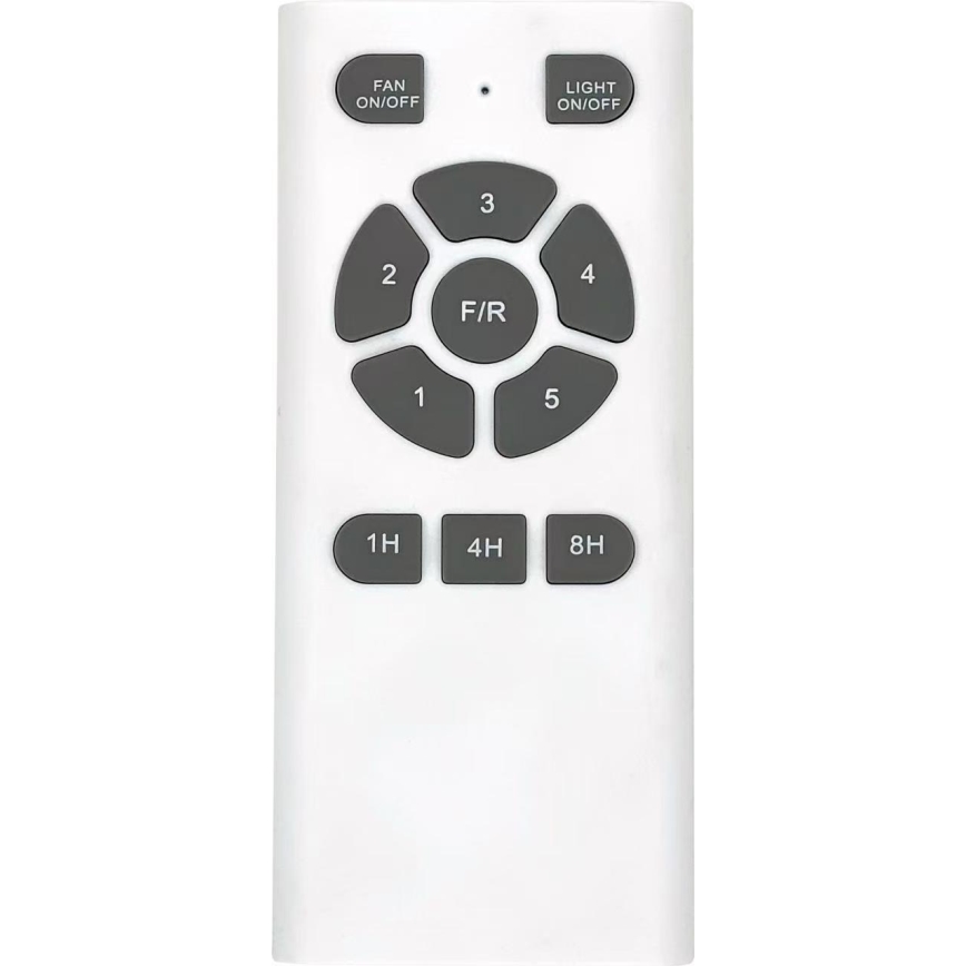 ZEVENTI - LED-Deckenventilator BARROSA LED/18W/230V 3000/4000/6000K Wi-Fi Tuya mattchrom + Fernbedienung