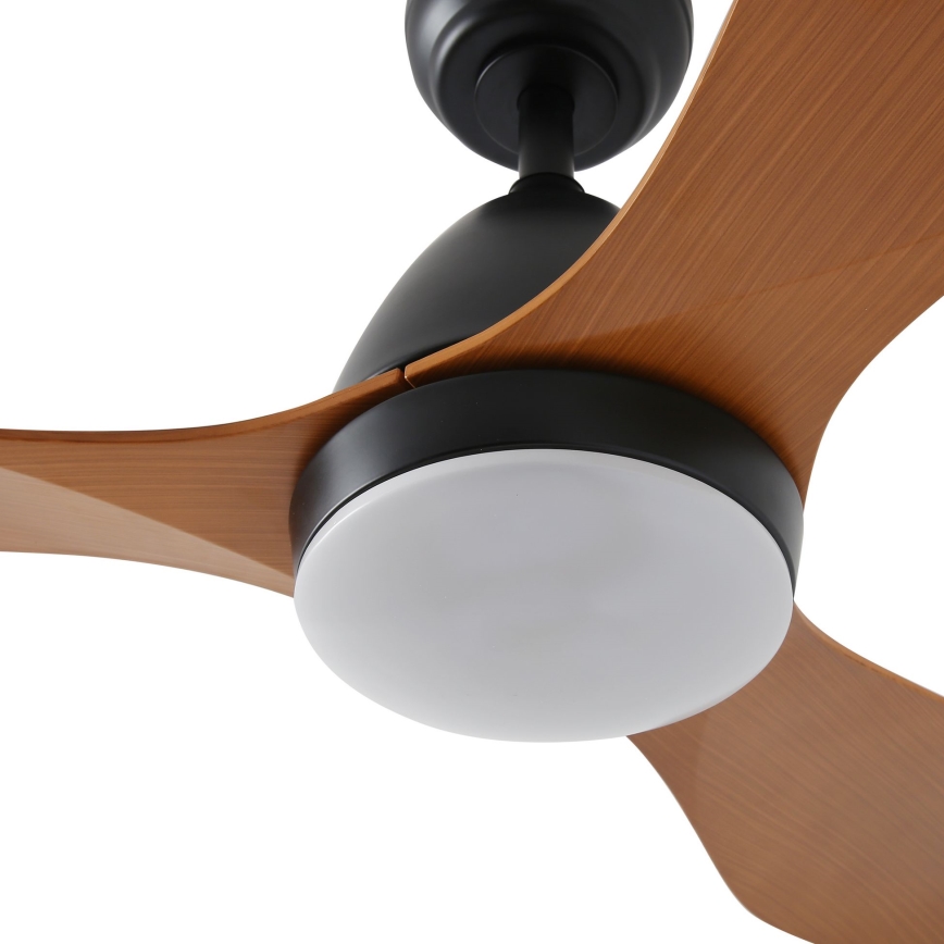 ZEVENTI - Dimmbarer LED-Deckenventilator MURO LED/18W/230V 3000-6000K Wi-Fi Tuya schwarz + Fernbedienung