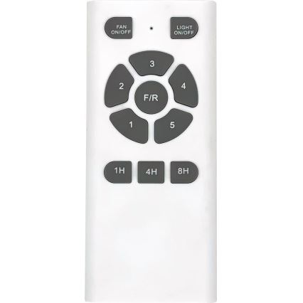 ZEVENTI - LED-Deckenventilator NATURITO LED/18W/230V 3000/4000/6000K Wi-Fi (Tuya) weiß/Eiche + Fernbedienung