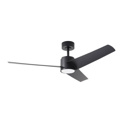 ZEVENTI - Dimmbarer LED-Deckenventilator ORVIETO LED/18W/230V 3000-6000K Wi-Fi Tuya schwarz + Fernbedienung