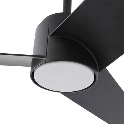 ZEVENTI - Dimmbarer LED-Deckenventilator ORVIETO LED/18W/230V 3000-6000K Wi-Fi Tuya schwarz + Fernbedienung