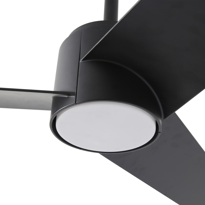 ZEVENTI - Dimmbarer LED-Deckenventilator ORVIETO LED/18W/230V 3000-6000K Wi-Fi Tuya schwarz + Fernbedienung