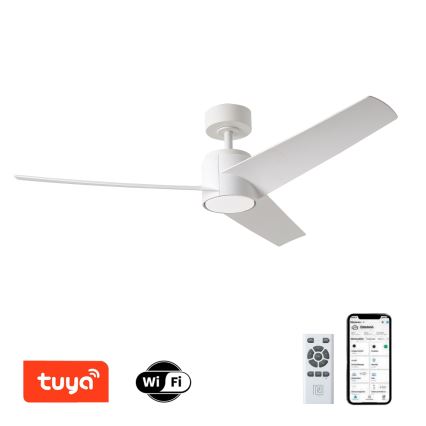 ZEVENTI - Dimmbarer LED-Deckenventilator ORVIETO LED/18W/230V 3000-6000K Wi-Fi Tuya weiß + Fernbedienung
