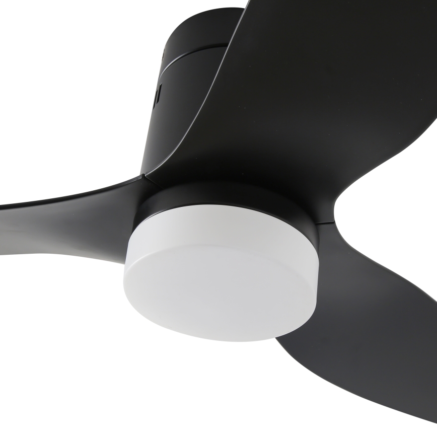 ZEVENTI - Dimmbarer LED-Deckenventilator PADUA LED/18W/230V 3000-6000K Wi-Fi Tuya schwarz + Fernbedienung