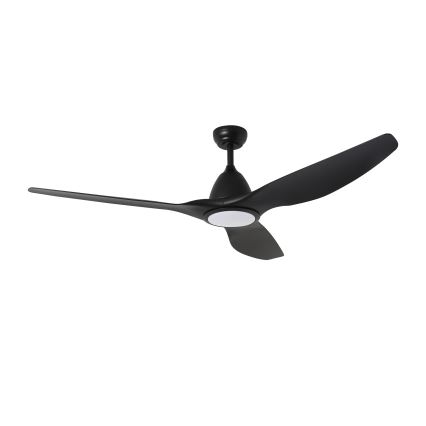 ZEVENTI - Dimmbarer LED-Deckenventilator URBINO LED/20W/230V 3000-6000K Wi-Fi Tuya schwarz + Fernbedienung