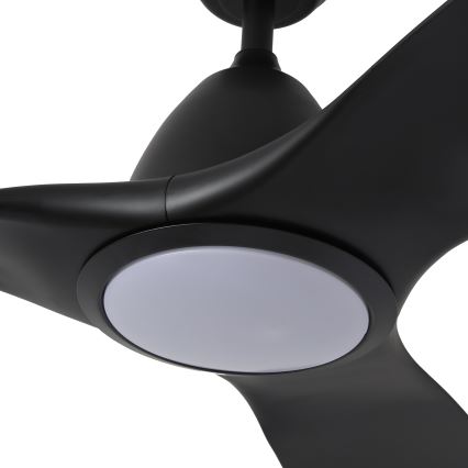 ZEVENTI - Dimmbarer LED-Deckenventilator URBINO LED/20W/230V 3000-6000K Wi-Fi Tuya schwarz + Fernbedienung