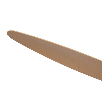 ZEVENTI - Dimmbarer LED-Deckenventilator VENTORA LED/24W/230V 3000/4000/6000K Wi-Fi Tuya weiß/Eiche + Fernbedienung