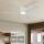 ZEVENTI - LED dimmbarer Deckenventilator AUREX LED/24W/230V 3000/4000/6000K Wi-Fi Tuya weiß + Fernbedienung