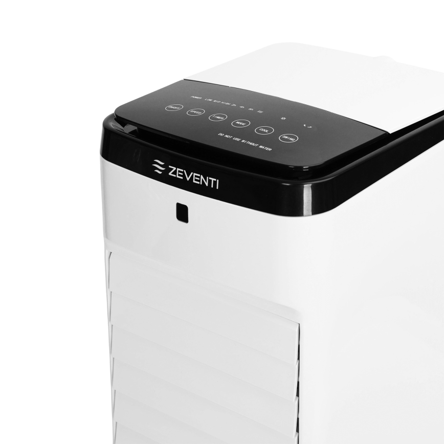 ZEVENTI - Luftkühler ARCTIC 60W/230V schwarz/weiß + Fernbedienung