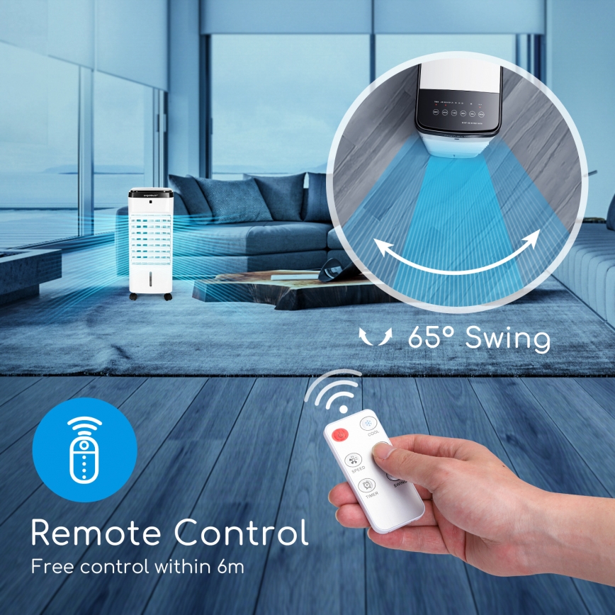 ZEVENTI - Luftkühler ARCTIC 60W/230V schwarz/weiß