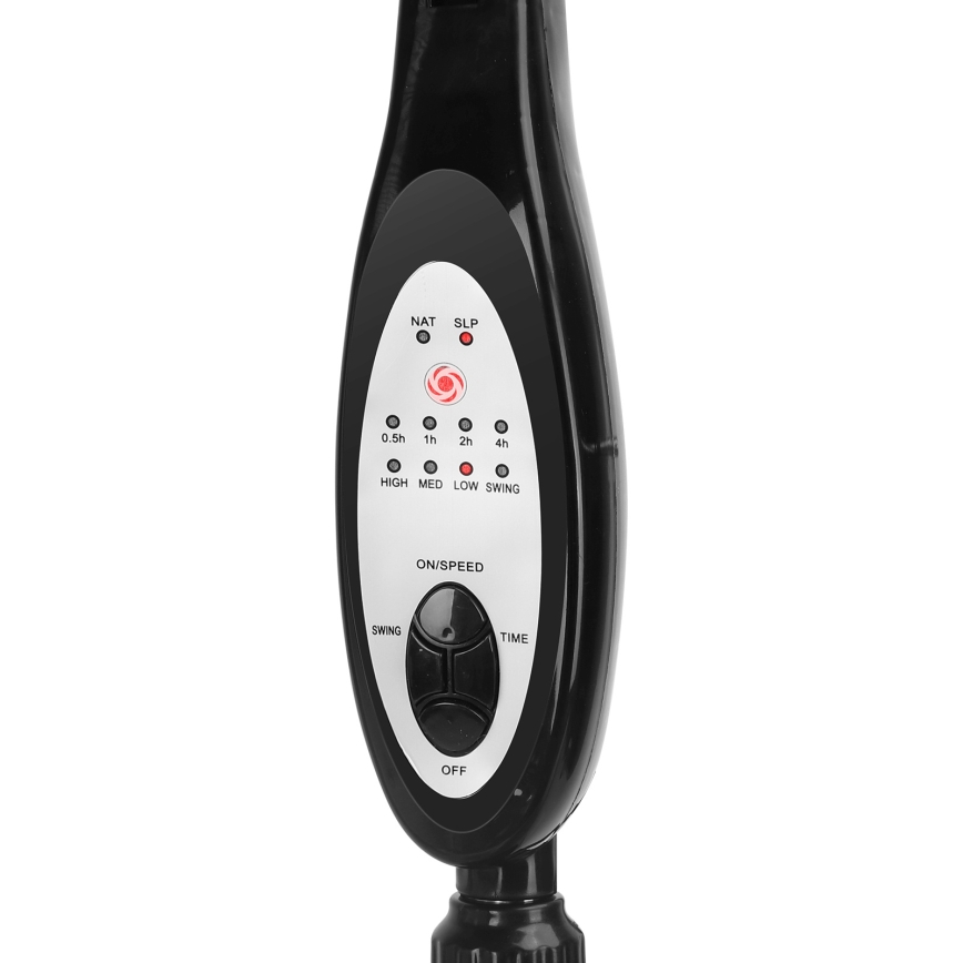 ZEVENTI - Standventilator FLOW 55W/230V 130 cm schwarz + Fernbedienung