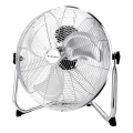 ZEVENTI - Standventilator FLOW 60W/230V 44,5 cm Hochglanz-Chrom
