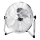 ZEVENTI - Standventilator FLOW 60W/230V 44,5 cm Hochglanz-Chrom