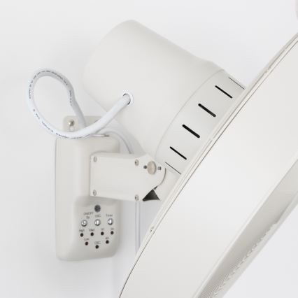 ZEVENTI - Wandventilator FREEZE 50 W / 230 V Ø 45 cm weiß + Fernbedienung