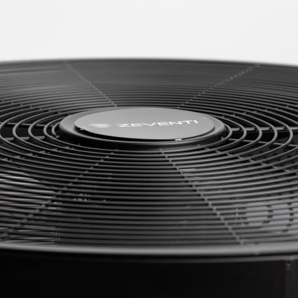 ZEVENTI - Wandventilator FREEZE 50W/230V d 40 cm schwarz + Fernbedienung
