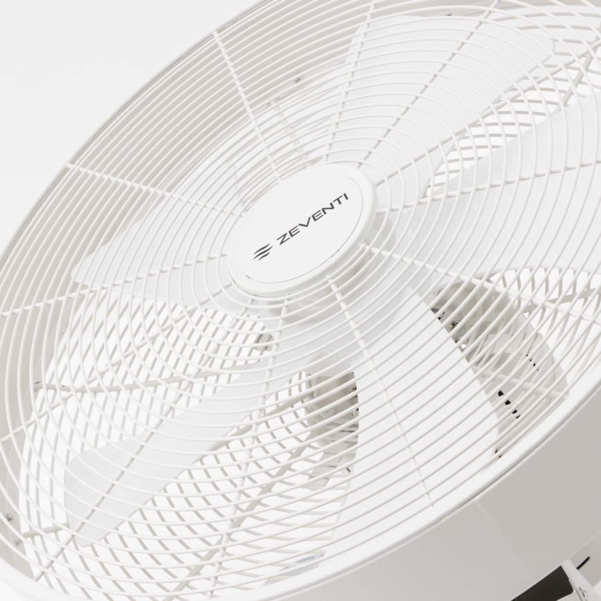 ZEVENTI - Wandventilator FREEZE 50W/230V d 40 cm weiß + Fernbedienung