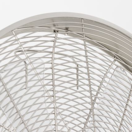 ZEVENTI - Wandventilator FREEZE 50W/230V Ø 45 cm mattchrom + Fernbedienung