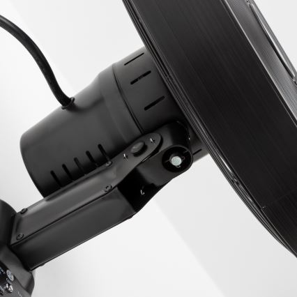 ZEVENTI - Wandventilator FREEZE 50W/230V Ø 45 cm schwarz + Fernbedienung