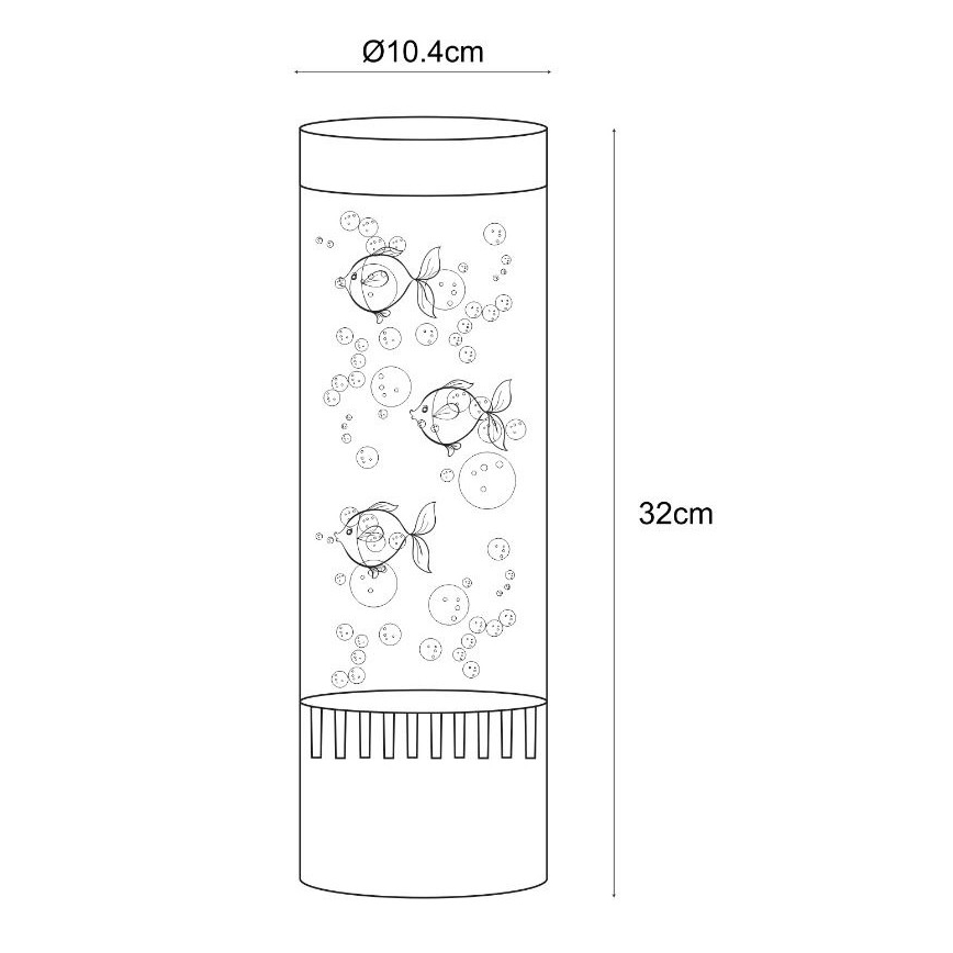 Zuma Line - LED RGB Tischlampe LED/3,6W/5V