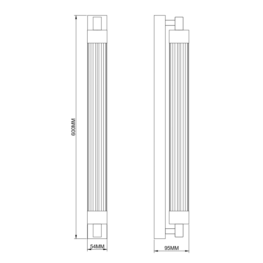 Zuma Line - LED-Wandleuchte LED/14W/230V schwarz