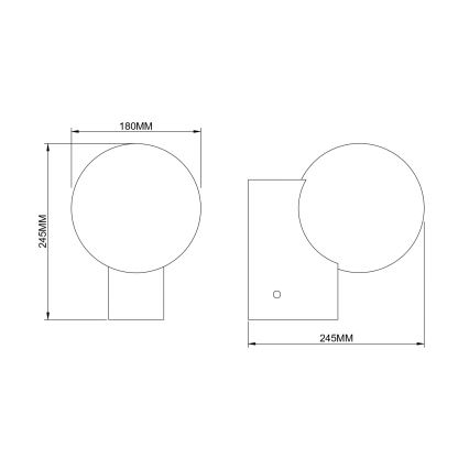 Zuma Line - Wandleuchte 1xE27/25W/230V goldfarben