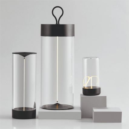 Zuma Line - LED dimmbare wiederaufladbare Tischlampe LED/0,5W/230V schwarz IP54