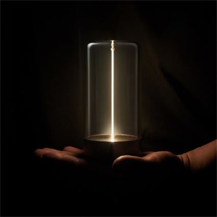 Zuma Line - LED dimmbare wiederaufladbare Tischlampe LED/0,5W/230V schwarz IP54