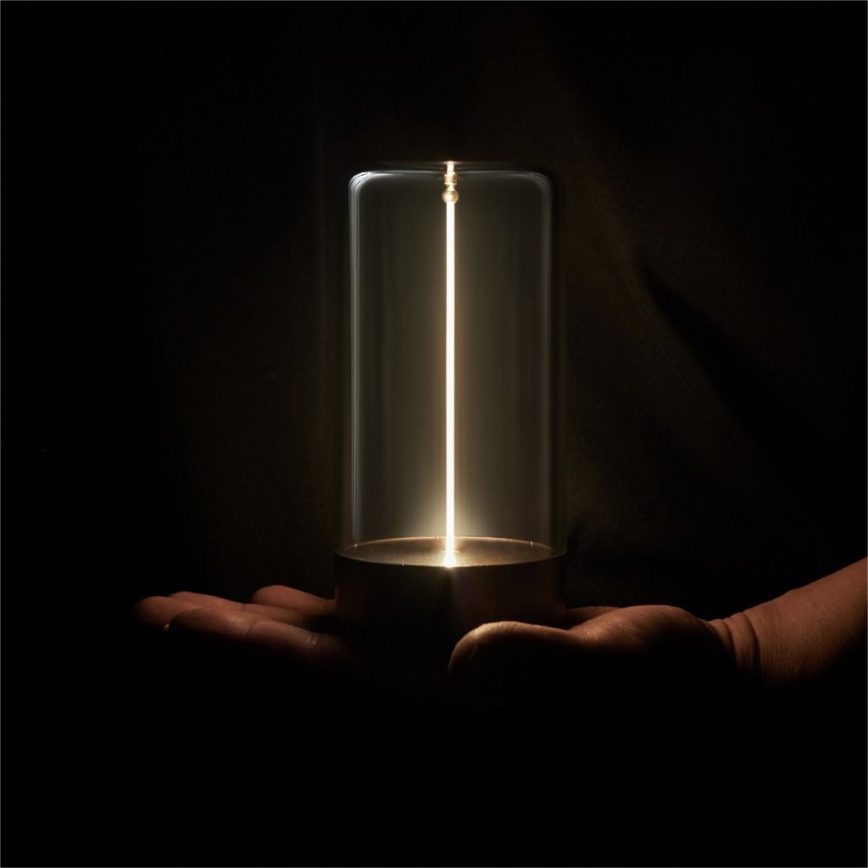 Zuma Line - LED dimmbare wiederaufladbare Tischlampe LED/0,5W/230V schwarz IP54