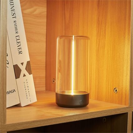 Zuma Line - LED dimmbare wiederaufladbare Tischlampe LED/0,5W/230V schwarz IP54