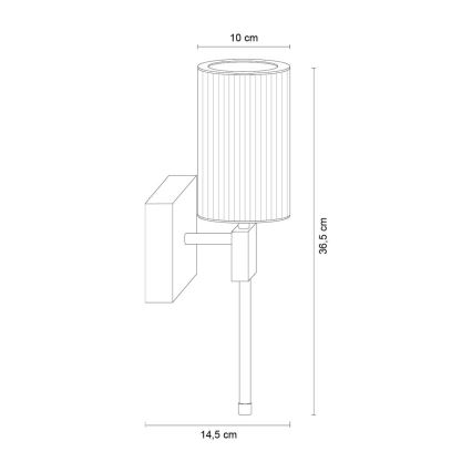 Zuma Line - Wandleuchte 1xE14/7W/230V gold
