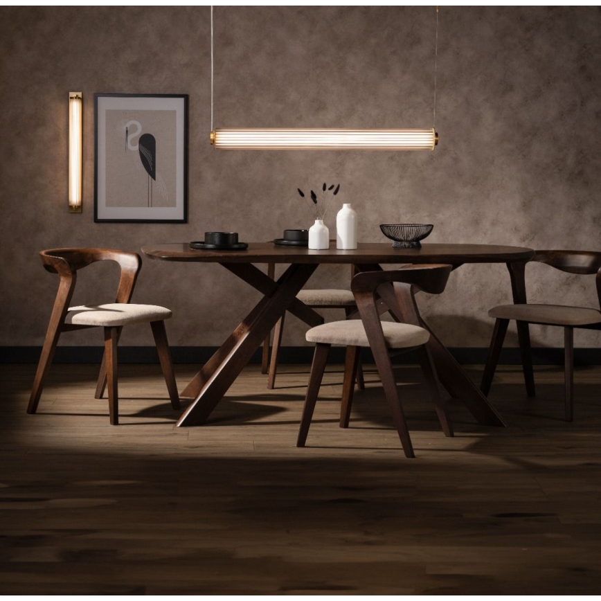 Zuma Line - LED-dimmbarer Pendelleuchter an Kabel LED/39W/230V 2700-6500K gold + Fernbedienung