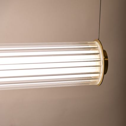 Zuma Line - LED-dimmbarer Pendelleuchter an Kabel LED/39W/230V 2700-6500K gold + Fernbedienung