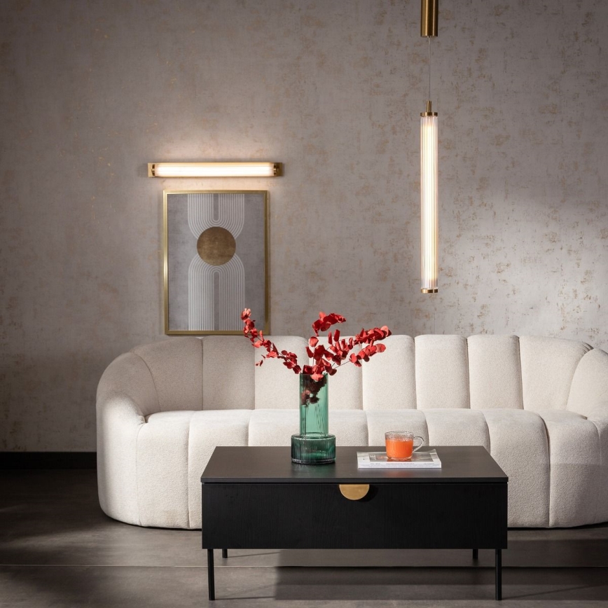 Zuma Line - LED-dimmbare Seil-Hängeleuchte LED/26W/230V 2700-6500K goldfarben + Fernbedienung