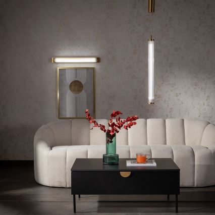 Zuma Line - LED-dimmbare Seil-Hängeleuchte LED/26W/230V 2700-6500K goldfarben + Fernbedienung